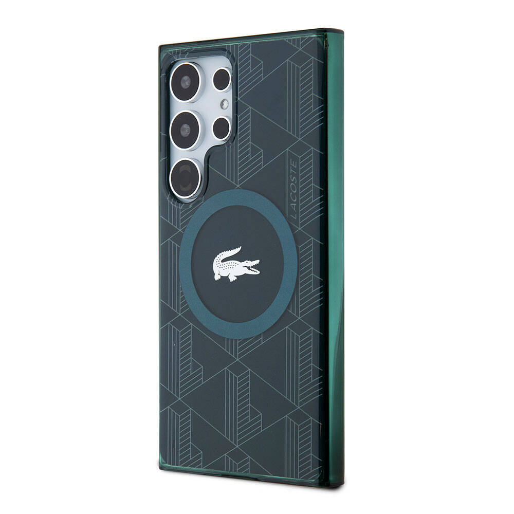 Galaxy S24 Ultra Kılıf Lacoste Orjinal Lisanslı M-safe Şarj Özellikli Çift Katmanlı Timsah Logolu Blend Monogram Kılıf Galaxy S24 Ultra Kılıf Lacoste Orjinal Lisanslı M-safe Şarj Özellikli Çift Katmanlı Timsah Logolu Blend Monogram Kılıf